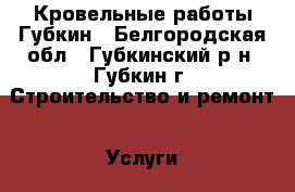 Кровельные работы Губкин - Белгородская обл., Губкинский р-н, Губкин г. Строительство и ремонт » Услуги   